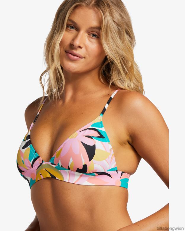 Billabong Wien 00V681268 | Billabong A/Div-Triangel-Bikinioberteil mit Bändern schwarz-multi Frauen