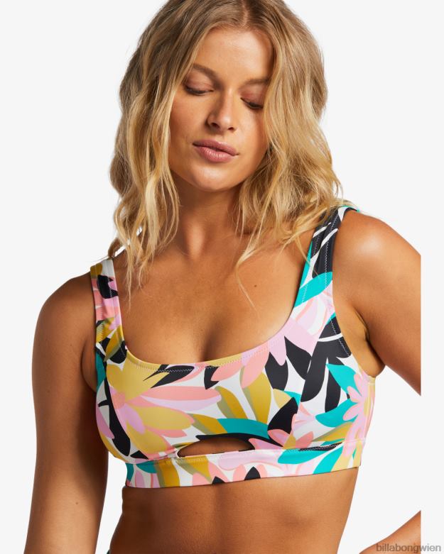Billabong Wien 00V681270 | Billabong A/Div-Bikinioberteil mit vollem Tank und UPF 50 schwarz-multi Frauen