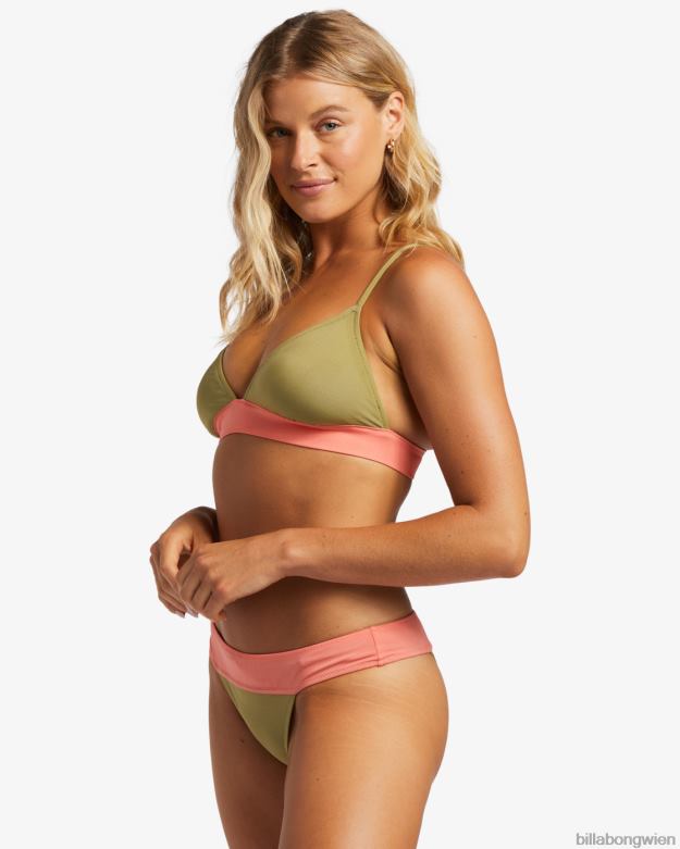 Billabong Wien 00V681275 | Billabong A/Div-Triangel-Bikinioberteil mit LSF 50 Zeder Frauen