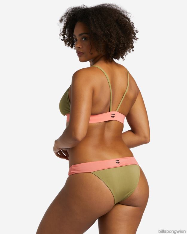 Billabong Wien 00V681275 | Billabong A/Div-Triangel-Bikinioberteil mit LSF 50 Zeder Frauen