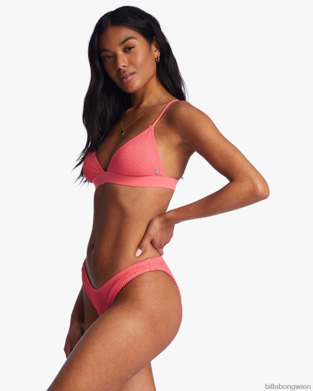 Billabong Wien 00V681293 | Billabong Sommerliches, hohes, festes Triangel-Bikinioberteil Korallenschwarm Frauen