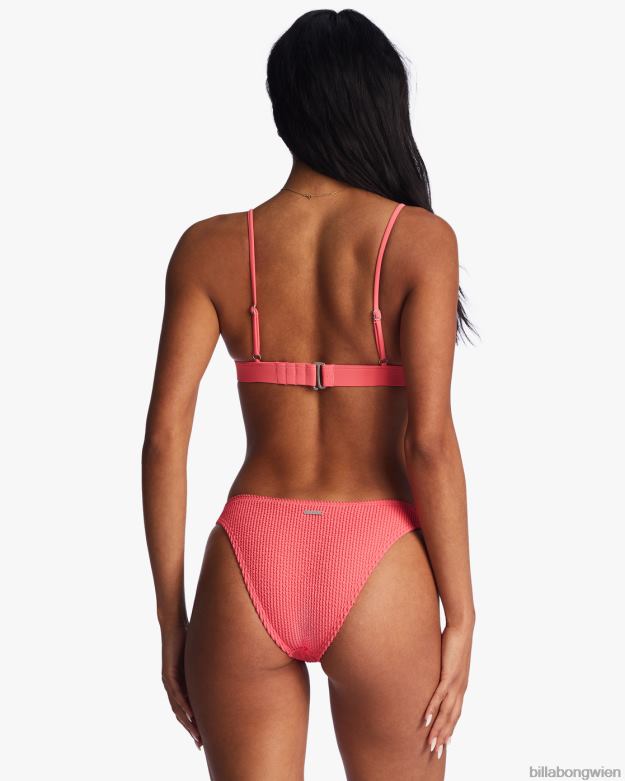 Billabong Wien 00V681293 | Billabong Sommerliches, hohes, festes Triangel-Bikinioberteil Korallenschwarm Frauen