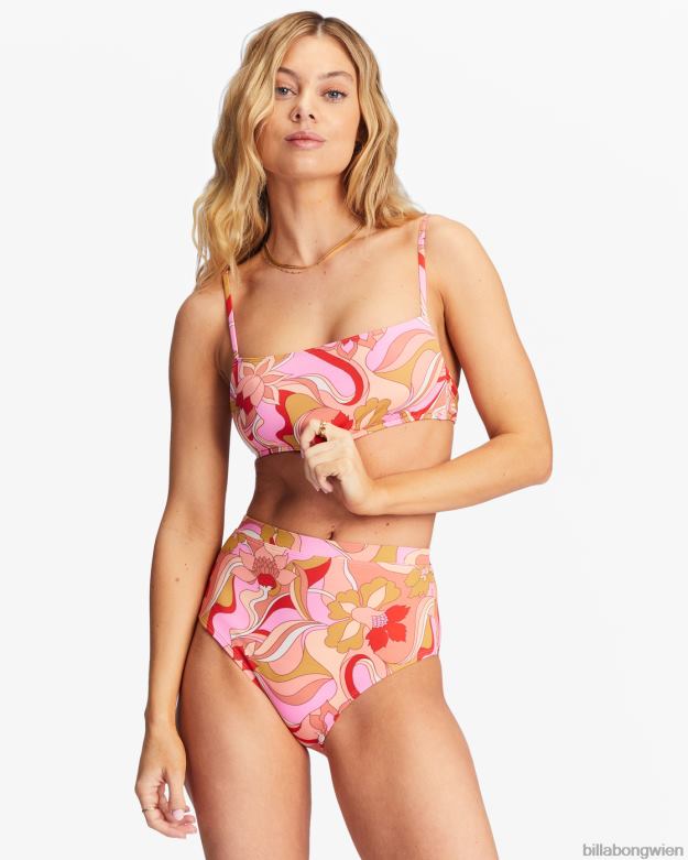 Billabong Wien 00V681315 | Billabong Hübsches, grooviges, quadratisches Bralette-Bikinioberteil multi Frauen