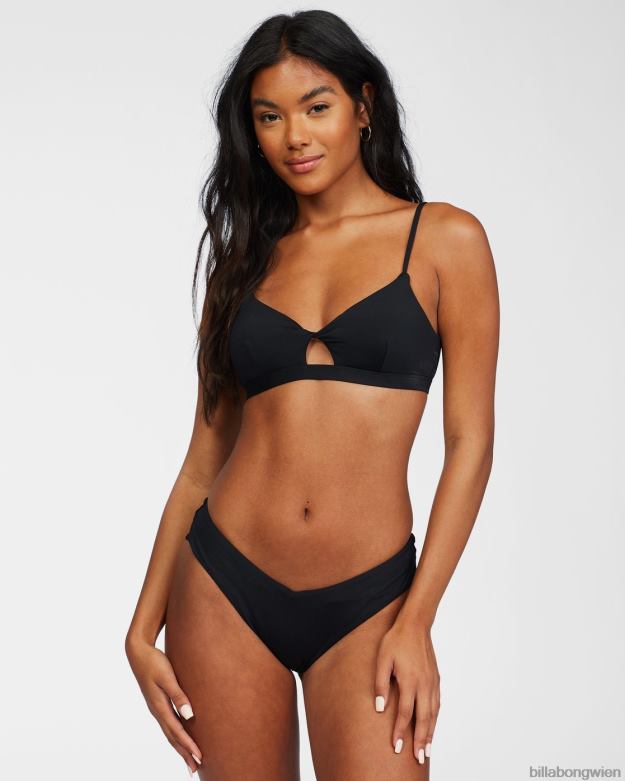 Billabong Wien 00V681319 | Billabong Sol Searcher Twist-Bikinioberteil schwarzer Kieselstein Frauen
