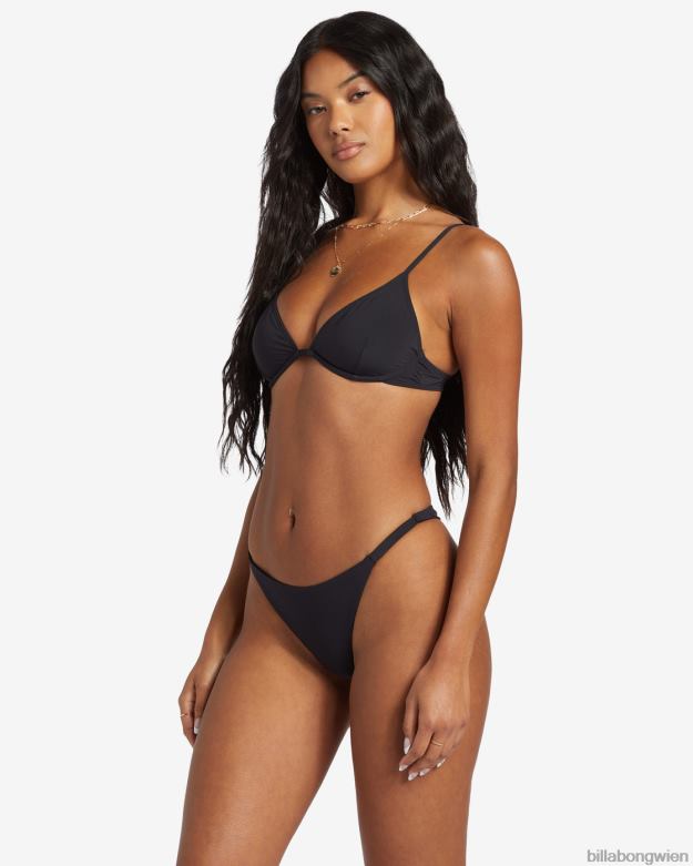 Billabong Wien 00V681321 | Billabong Sol Searcher Reese Bügel-Bikinioberteil schwarzer Kieselstein Frauen