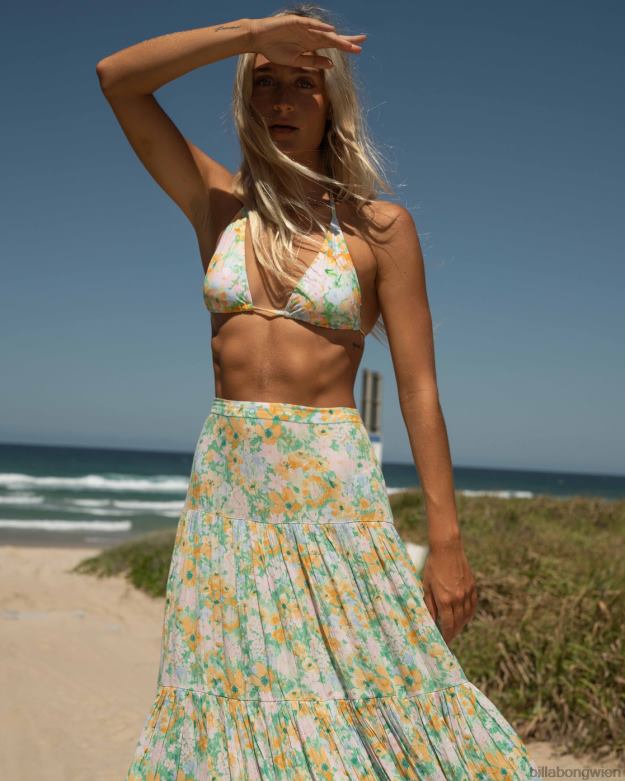 Billabong Wien 00V681332 | Billabong Weiches Rave-Triangel-Bikinioberteil Grün Frauen