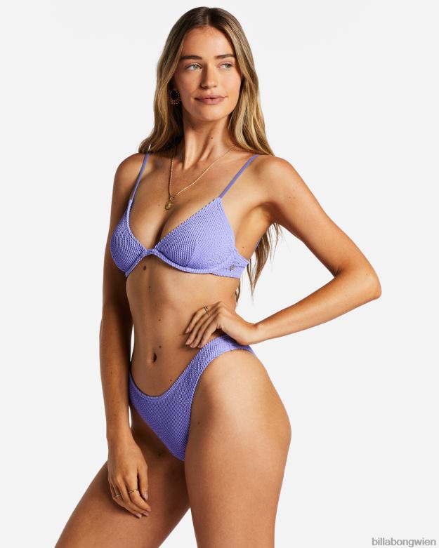 Billabong Wien 00V681363 | Billabong Sommerliches High-Reese-Bikinioberteil mit Bügel violette Bucht Frauen