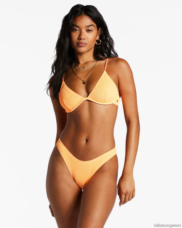 Billabong Wien 00V681366 | Billabong Sommerliches High-Reese-Bikinioberteil mit Bügel würzige Mandarine Frauen