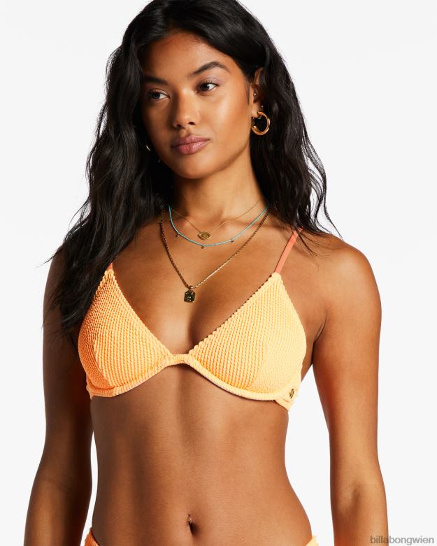 Billabong Wien 00V681366 | Billabong Sommerliches High-Reese-Bikinioberteil mit Bügel würzige Mandarine Frauen