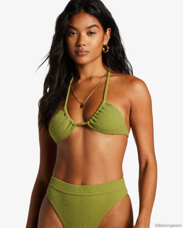 Billabong Wien 00V681368 | Billabong „So Dazed“-Bikinioberteil mit mehreren Triangeln grüne Augen Frauen