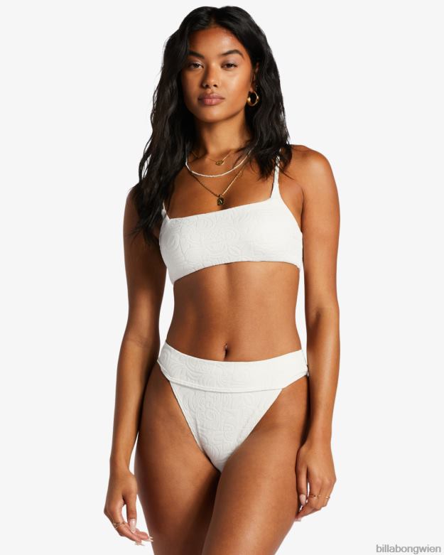 Billabong Wien 00V681391 | Billabong Sun Trip Tiki Zoe Crop-Bikinioberteil Salzkristall Frauen