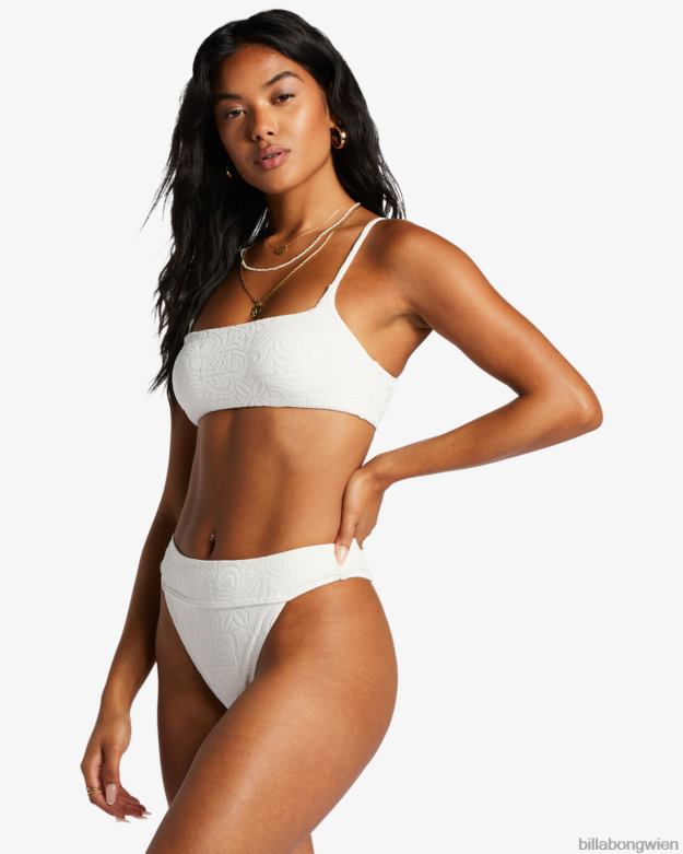 Billabong Wien 00V681391 | Billabong Sun Trip Tiki Zoe Crop-Bikinioberteil Salzkristall Frauen