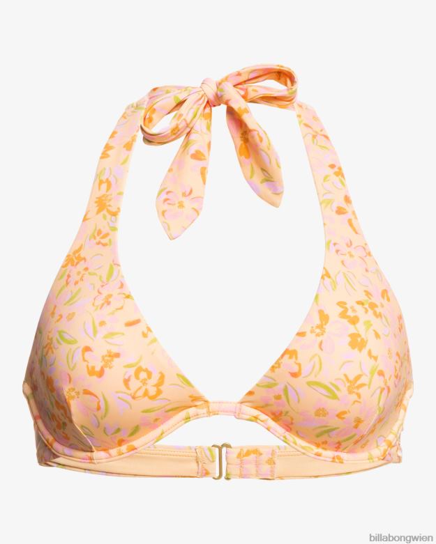 Billabong Wien 00V681418 | Billabong Sweet Oasis Reese Bügel-Bikinioberteil gewaschener Nektar Frauen