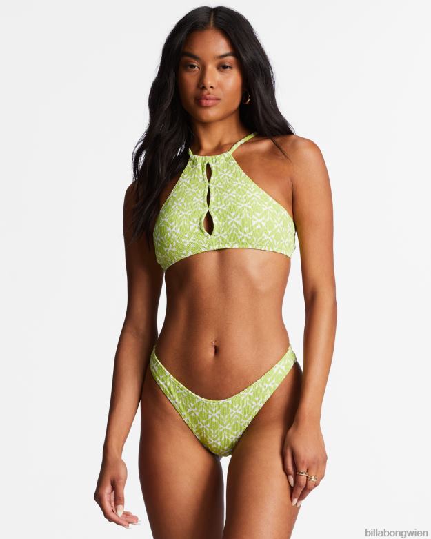 Billabong Wien 00V681429 | Billabong Das ist ein süßes Bikinioberteil mit hohem Ausschnitt süße Limette Frauen