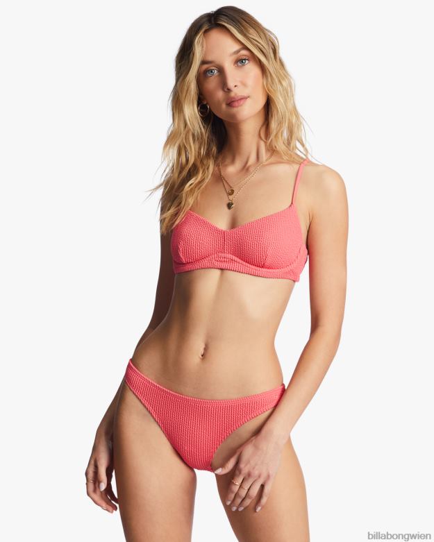 Billabong Wien 00V681458 | Billabong Sommerliches High-Kensley-Bikinioberteil mit Bügel Korallenschwarm Frauen