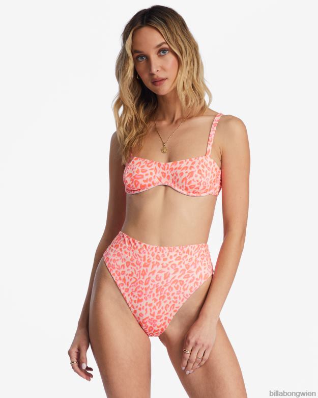 Billabong Wien 00V681461 | Billabong Lei Low Olivia Bügel-Bikinioberteil gewaschener Pfirsich Frauen
