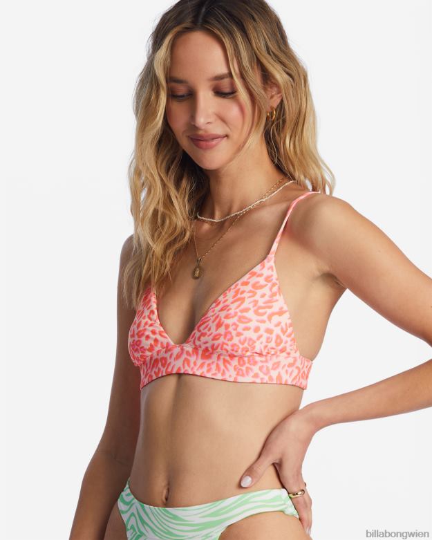 Billabong Wien 00V681463 | Billabong Wende-Triangel-Bikinioberteil „Lei Low Rev“. multi Frauen