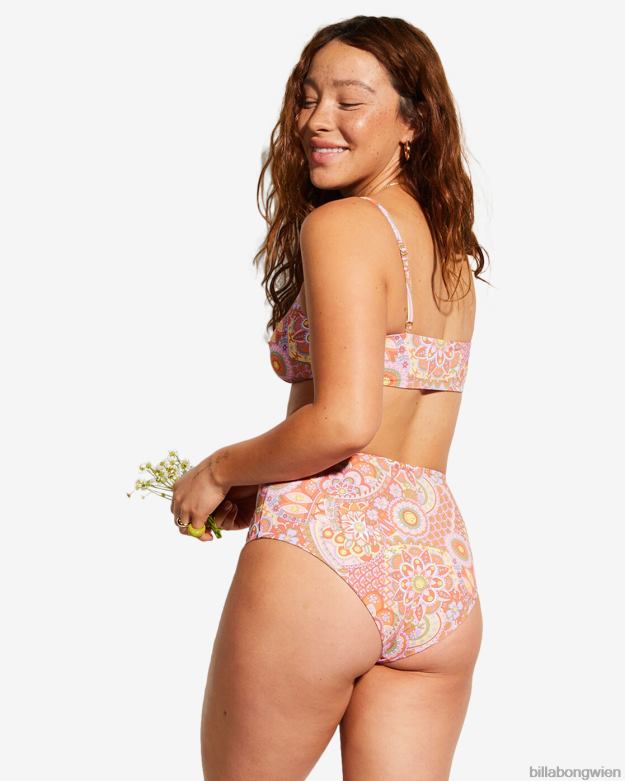 Billabong Wien 00V681472 | Billabong Billabong x Smiley Good Times Zoe wendbares Crop-Bikinioberteil multi Frauen