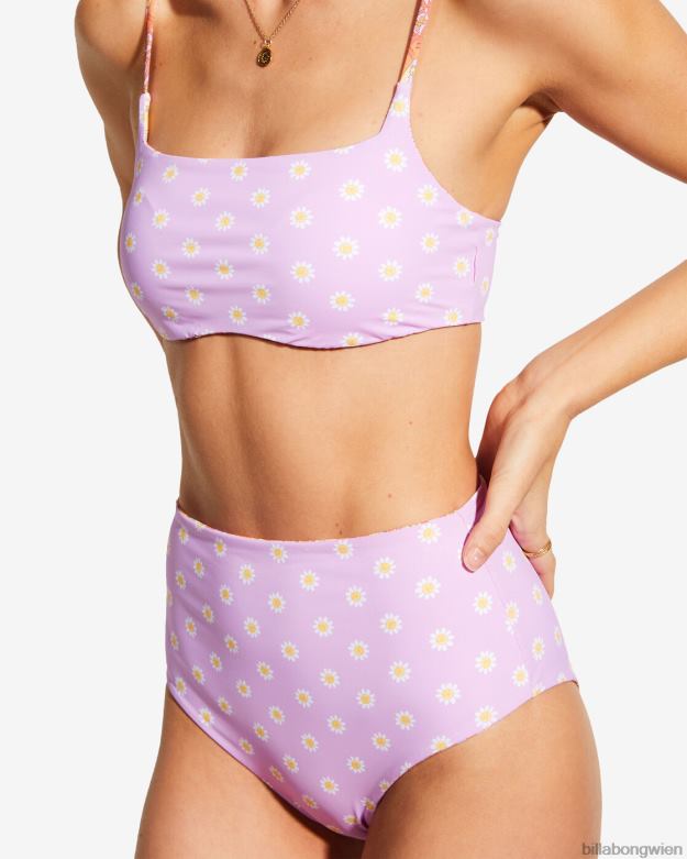 Billabong Wien 00V681472 | Billabong Billabong x Smiley Good Times Zoe wendbares Crop-Bikinioberteil multi Frauen