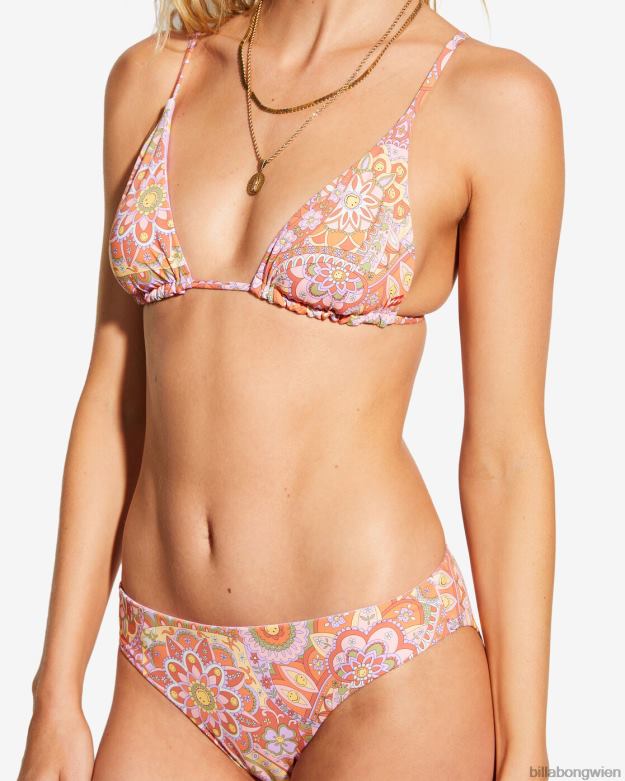 Billabong Wien 00V681474 | Billabong Billabong x Smiley Good Times Tri-Wende-Triangel-Bikinioberteil multi Frauen