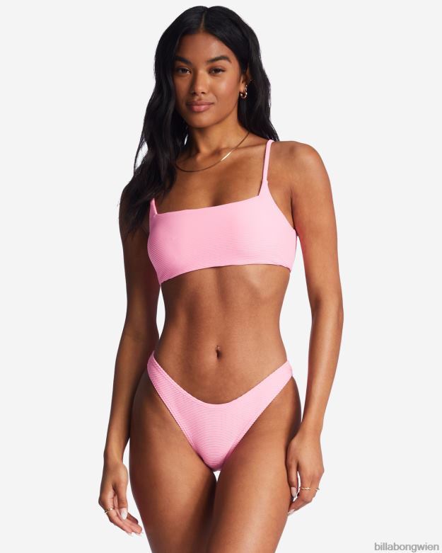 Billabong Wien 00V681492 | Billabong Tanlines Zoe Crop-Bikinioberteil rosa Benommenheit Frauen