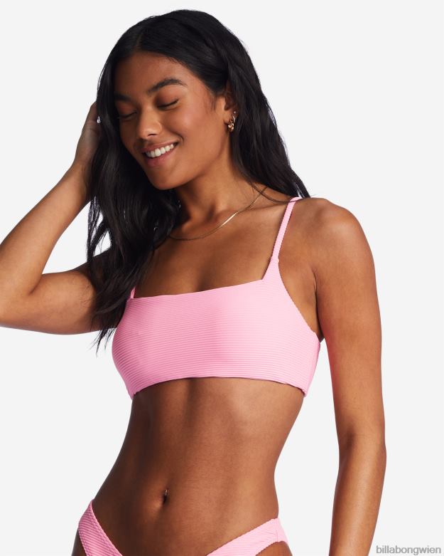 Billabong Wien 00V681492 | Billabong Tanlines Zoe Crop-Bikinioberteil rosa Benommenheit Frauen