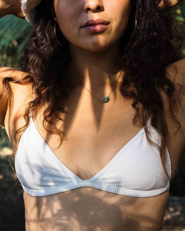 Billabong Wien 00V681493 | Billabong Tanlines Ceci Triangel-Bikinioberteil Weiß Frauen