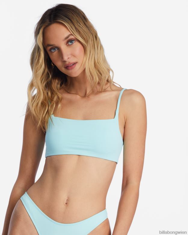 Billabong Wien 00V681509 | Billabong Sol Searcher Zoe Crop-Bikinioberteil reines Aqua Frauen
