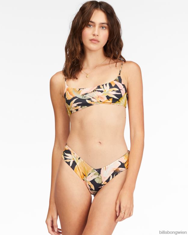 Billabong Wien 00V681526 | Billabong Mini-Crop-Bikinioberteil von Wave Tribe Dschungelnacht Frauen