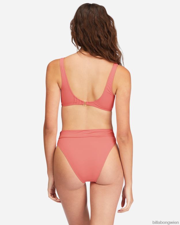 Billabong Wien 00V681550 | Billabong Sol Searcher Tank-Bralette-Bikinioberteil mit Nähten Das Leben ist ein Pfirsich Frauen