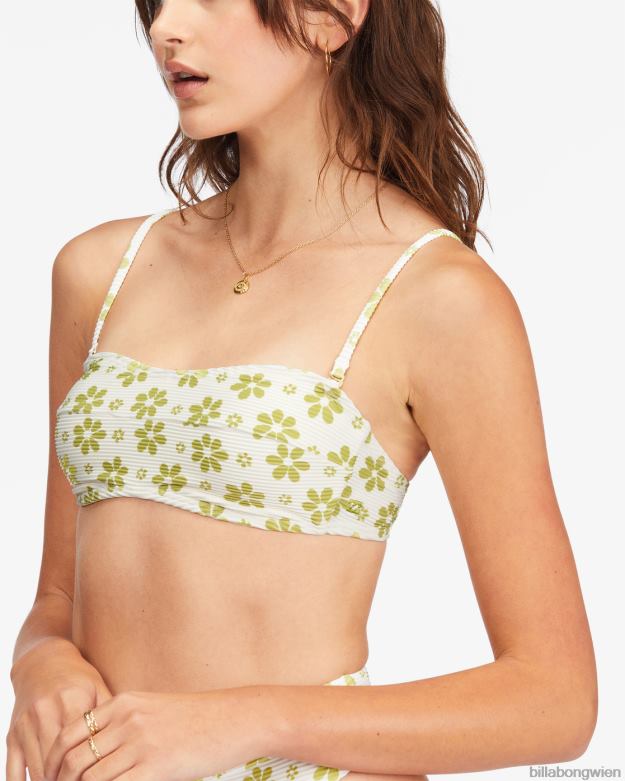Billabong Wien 00V681554 | Billabong Daisy-Chain-Röhren-Bikinioberteil Salzkristall Frauen