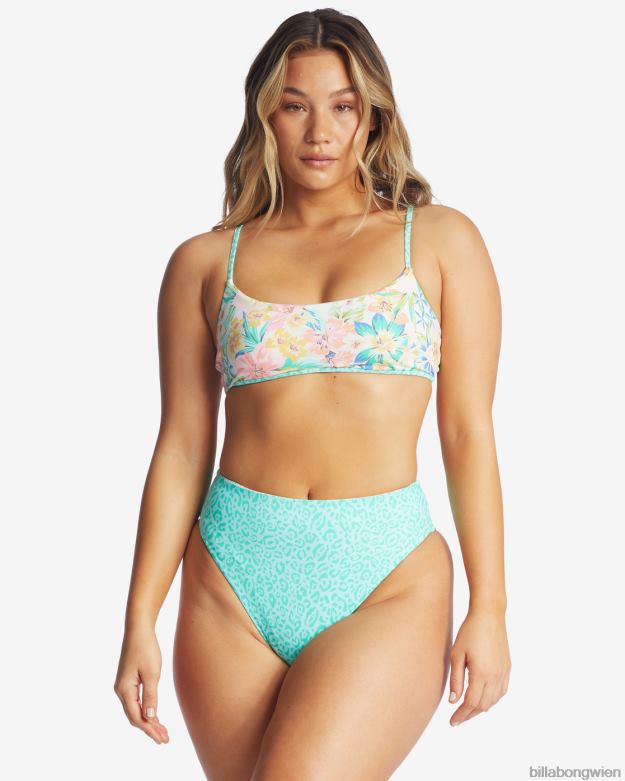 Billabong Wien 00V681590 | Billabong Sweet Tropics Skinny Mini-Wende-Bikinioberteil multi Frauen