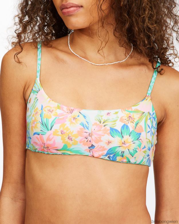 Billabong Wien 00V681590 | Billabong Sweet Tropics Skinny Mini-Wende-Bikinioberteil multi Frauen