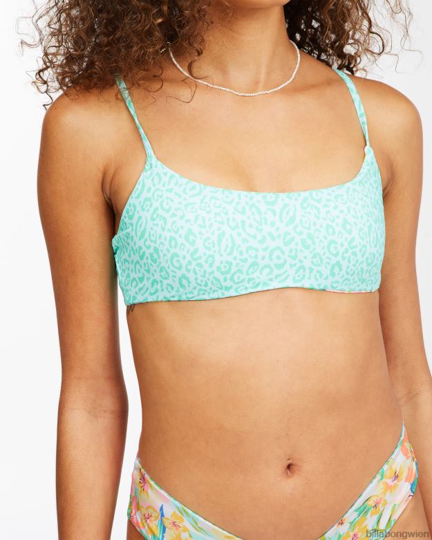 Billabong Wien 00V681590 | Billabong Sweet Tropics Skinny Mini-Wende-Bikinioberteil multi Frauen