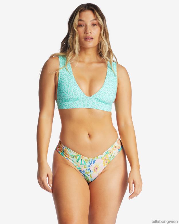 Billabong Wien 00V681592 | Billabong Sweet Tropics Wende-Bikinioberteil mit tiefem Ausschnitt multi Frauen