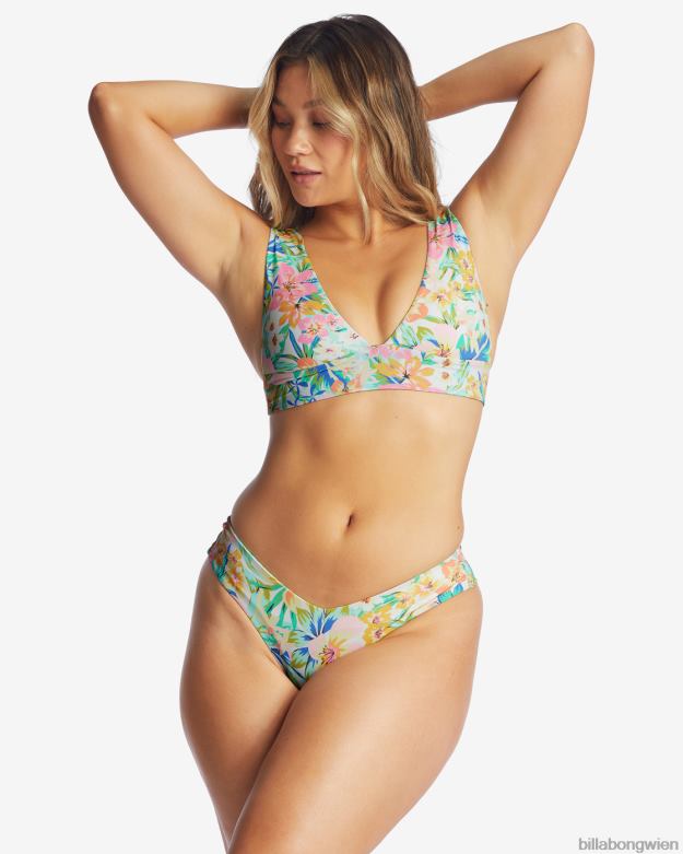 Billabong Wien 00V681592 | Billabong Sweet Tropics Wende-Bikinioberteil mit tiefem Ausschnitt multi Frauen