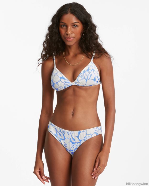 Billabong Wien 00V681617 | Billabong Jenseits des blauen Ceci-Triangel-Bikinioberteils Salzkristall Frauen