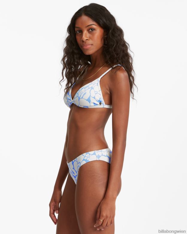 Billabong Wien 00V681617 | Billabong Jenseits des blauen Ceci-Triangel-Bikinioberteils Salzkristall Frauen