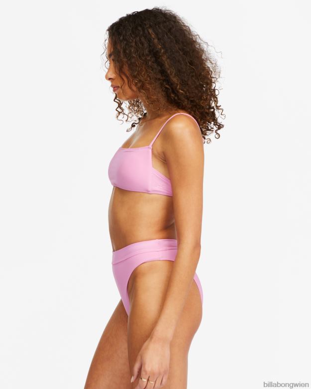 Billabong Wien 00V681618 | Billabong Sol Searcher quadratisches Bralette-Bikinioberteil Paradiesrosa Frauen