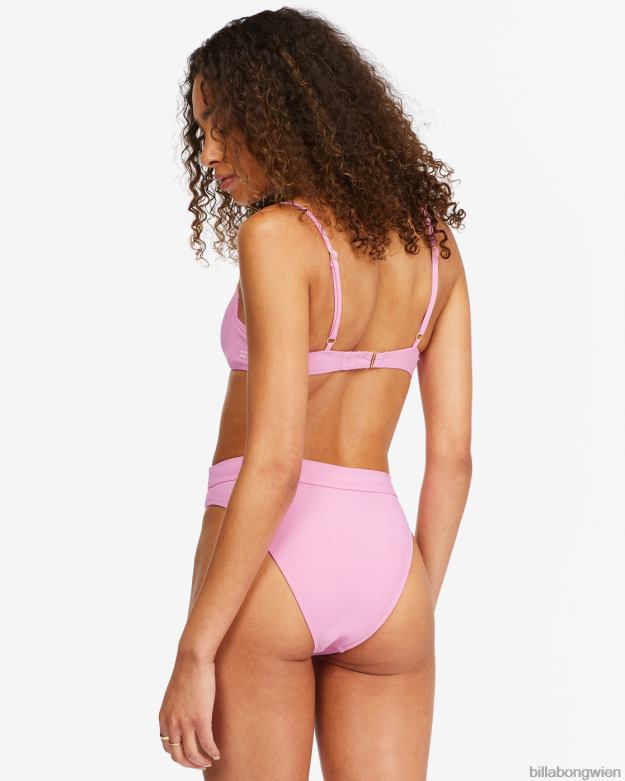 Billabong Wien 00V681618 | Billabong Sol Searcher quadratisches Bralette-Bikinioberteil Paradiesrosa Frauen