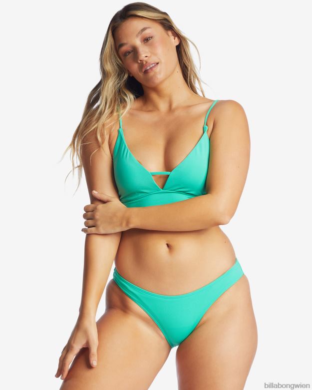 Billabong Wien 00V681631 | Billabong Sol Searcher Cami-Bikinioberteil mit V-Ausschnitt tropisches Grün Frauen