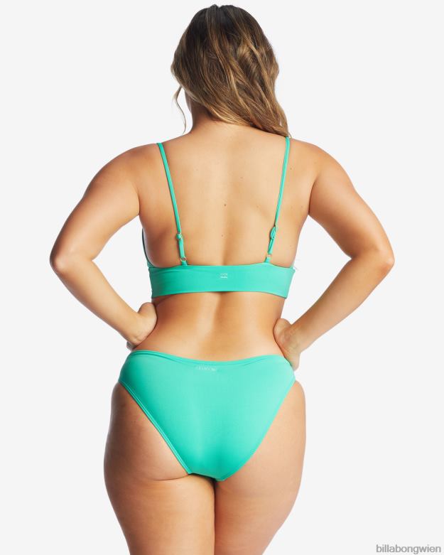 Billabong Wien 00V681631 | Billabong Sol Searcher Cami-Bikinioberteil mit V-Ausschnitt tropisches Grün Frauen