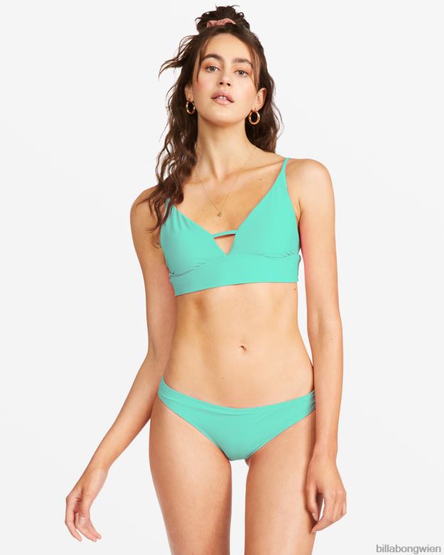Billabong Wien 00V681631 | Billabong Sol Searcher Cami-Bikinioberteil mit V-Ausschnitt tropisches Grün Frauen