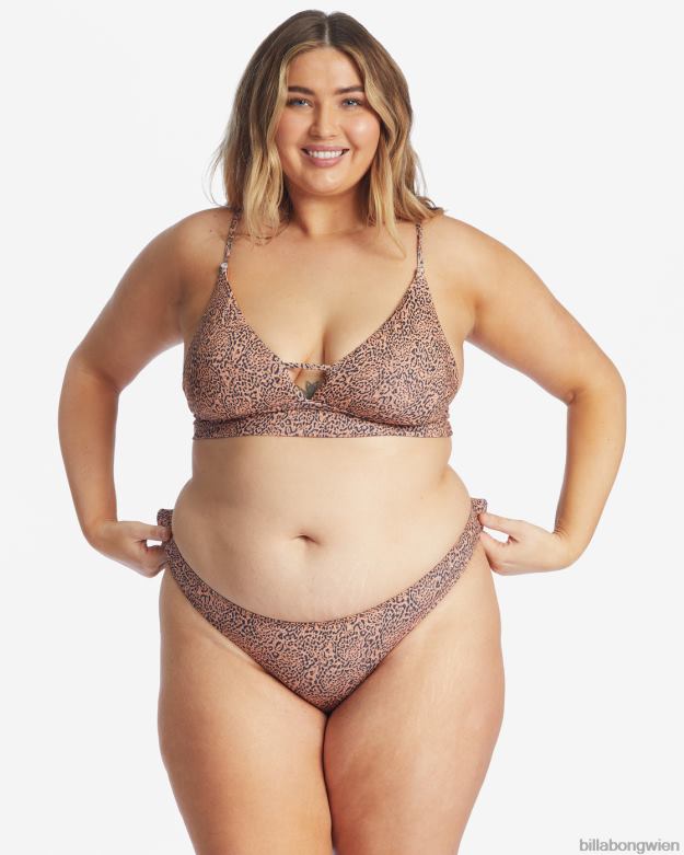 Billabong Wien 00V681660 | Billabong Hidden Shore-Bikinioberteil mit V-Ausschnitt Toffee Frauen