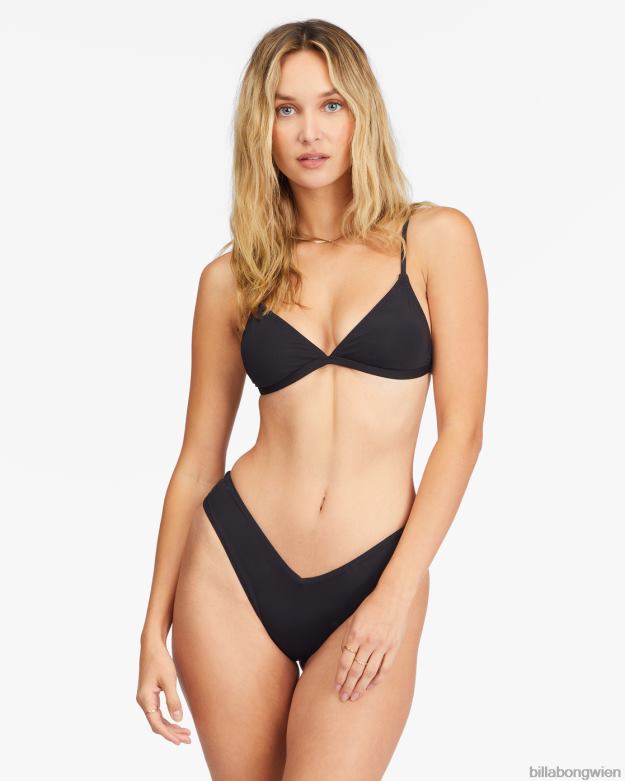 Billabong Wien 00V681685 | Billabong Sol Searcher Ceci Triangel-Bikinioberteil schwarzer Kieselstein Frauen