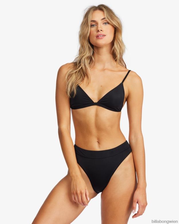 Billabong Wien 00V681685 | Billabong Sol Searcher Ceci Triangel-Bikinioberteil schwarzer Kieselstein Frauen