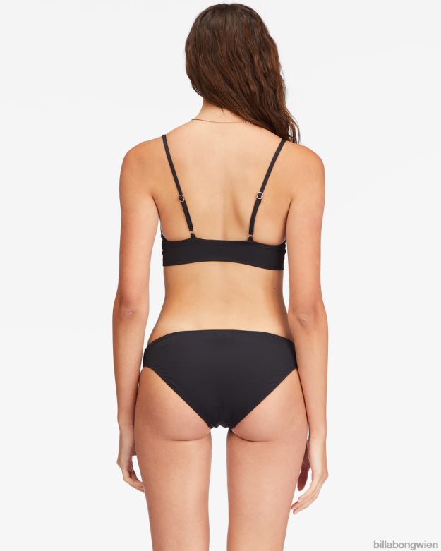 Billabong Wien 00V681686 | Billabong Sol Searcher Cami-Bikinioberteil mit V-Ausschnitt schwarzer Kieselstein Frauen