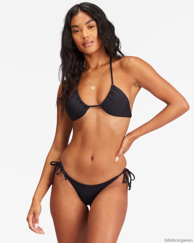 Billabong Wien 00V681690 | Billabong Sol Searcher Mehrweg-Triangel-Bikinioberteil schwarzer Kieselstein Frauen