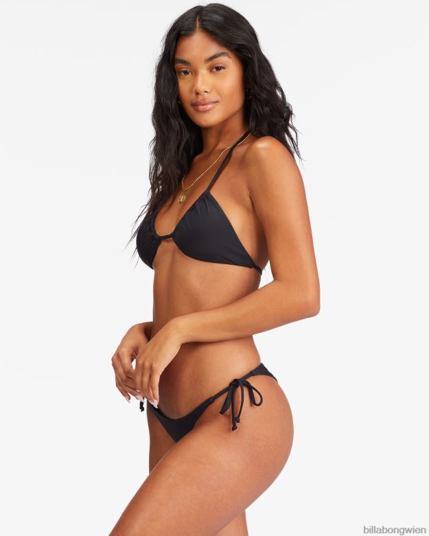 Billabong Wien 00V681690 | Billabong Sol Searcher Mehrweg-Triangel-Bikinioberteil schwarzer Kieselstein Frauen