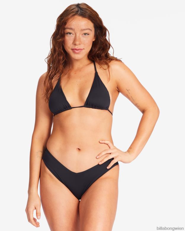 Billabong Wien 00V681690 | Billabong Sol Searcher Mehrweg-Triangel-Bikinioberteil schwarzer Kieselstein Frauen